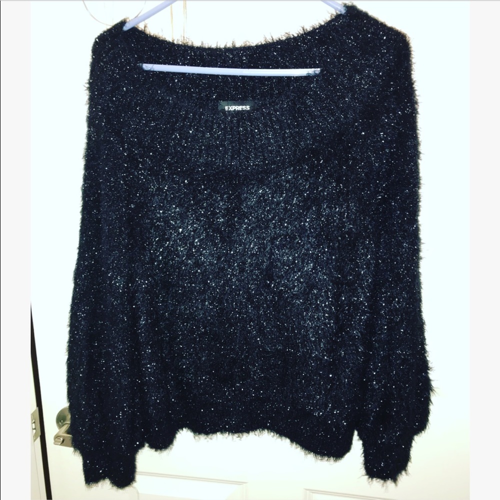 Express, loose shoulder sweater!